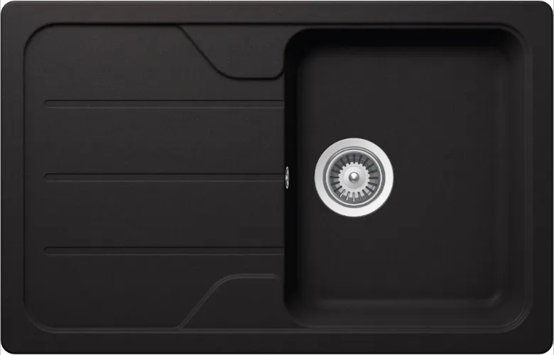 Кухонная мойка SCHOCK Formhaus 45 D Cristalite неро
