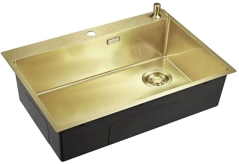 Кухонная мойка EMAR EMB-660(TOP) PVD Matt Gold