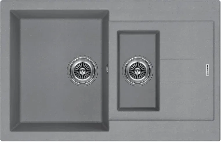 Кухонная мойка KUCHENSTERN PLAT 60-2 титан