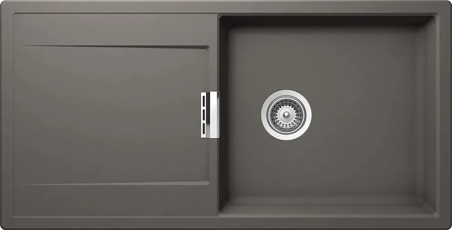 Кухонная мойка SCHOCK Eton 60 D Large Cristadur серебристый камень
