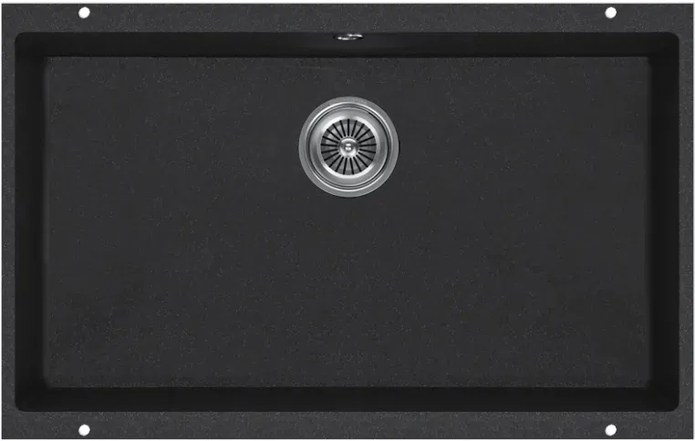 Кухонная мойка KUCHENSTERN UNDER 80 антрацит