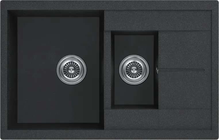 Кухонная мойка KUCHENSTERN FLUG 60-2 антрацит