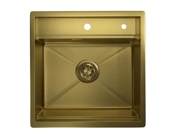 Кухонная мойка GRANULA KS-5051 золото/сатин