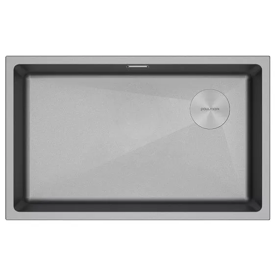 Кухонная мойка PAULMARK LUMI-SKEW LU74SK-GRM