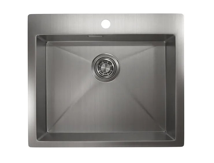 Кухонная мойка GRANULA GR-5951 сталь/сатин