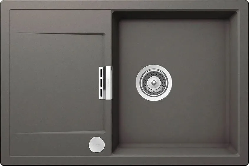 Кухонная мойка SCHOCK eton 50d cristadur серебристый камень