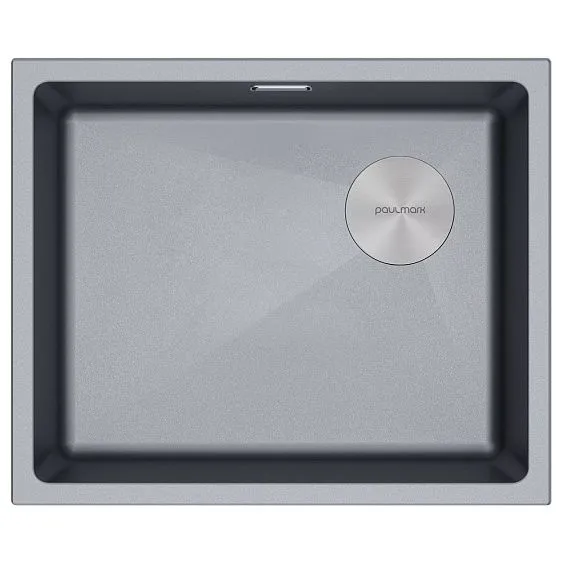 Кухонная мойка PAULMARK LUMI-SKEW LU55SK-GRM