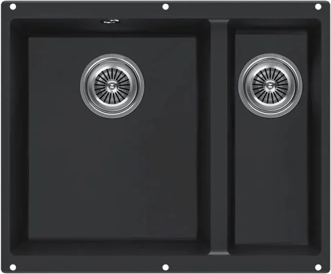 Кухонная мойка KUCHENSTERN UNDER 60-2 черный