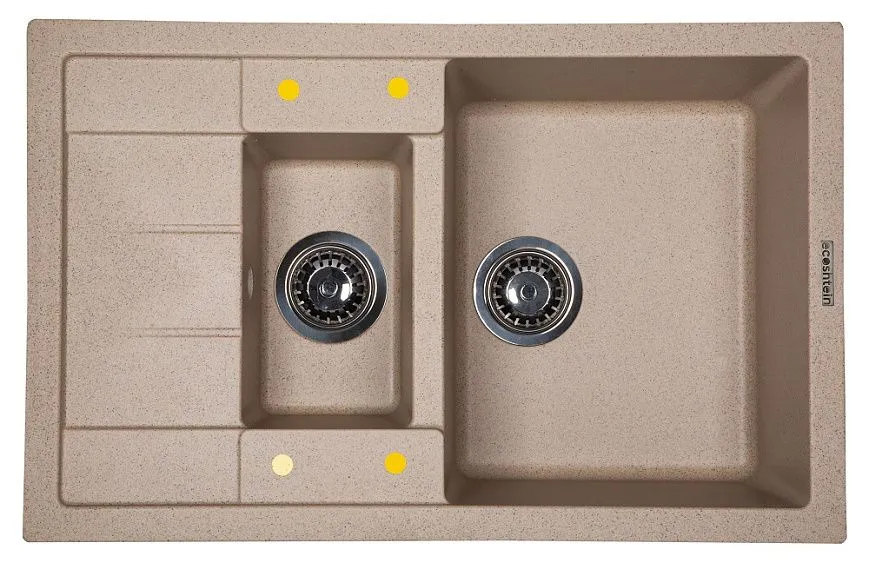 Кухонная мойка ZIGMUND & SHTAIN Rechteck 781.5 песочный
