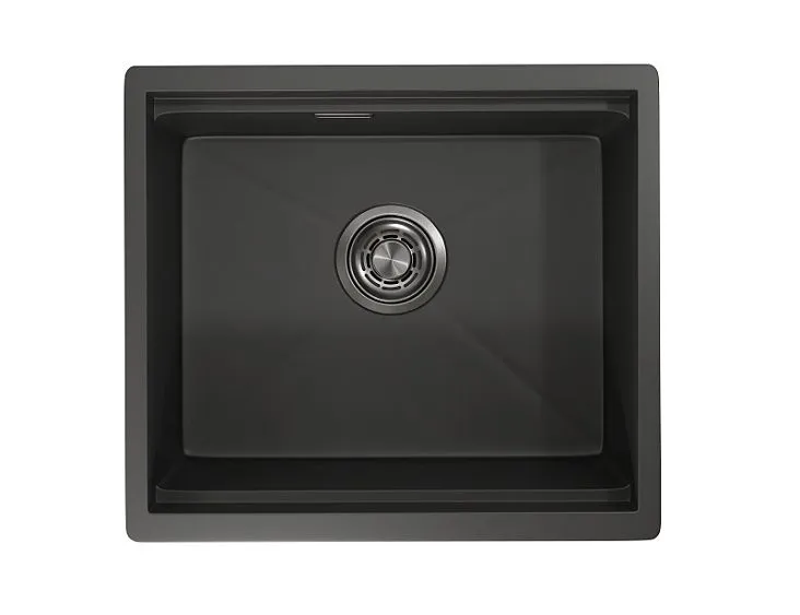 Кухонная мойка GRANULA KS-5045U черный матовый