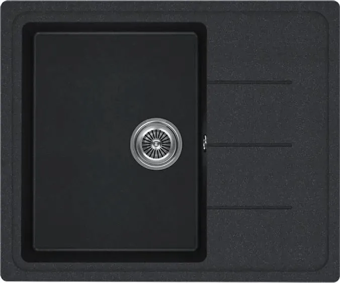 Кухонная мойка KUCHENSTERN FLUG 45 антрацит