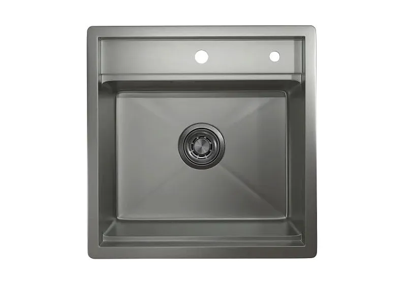Кухонная мойка GRANULA KS-5051 сталь/матовая