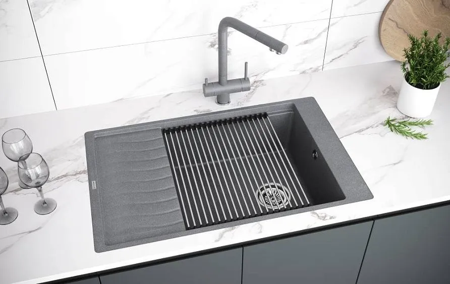 Кухонная мойка KUCHENSTERN BRETT 60 черный