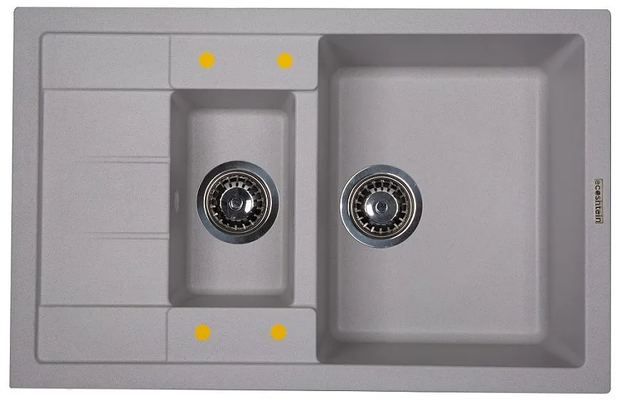 Кухонная мойка ZIGMUND & SHTAIN Rechteck 781.5 серый шелк