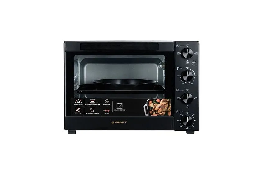 Мини-печь KRAFT KFC-MO6010HRKBL