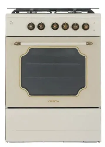 Плита VESTA Valencia VKE 10-E Retro бежевый (ГК)