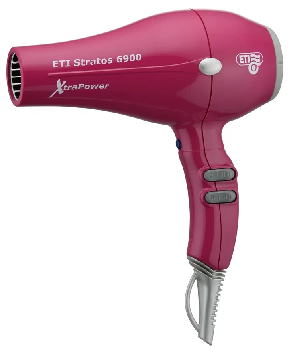 Фен ETI Stratos 6900 Xtrapower розовый