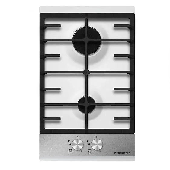 Газовая поверхность MAUNFELD MGHG.32.21W_WHITE GLASS (Белое стекло)