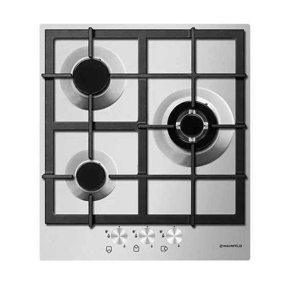 Газовая поверхность MAUNFELD mghs.43.73s_inox (нержавеющая сталь)