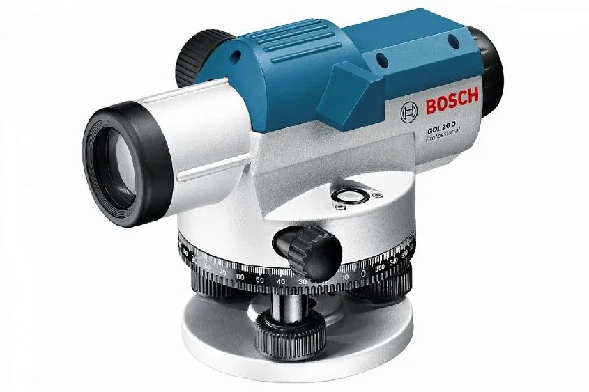 Оптический нивелир Bosch GOL 20D + штатив BT160 + рейка GR500 0.601.068.402