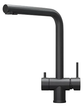 Смеситель GRANULA KS-7011 черный/матовый