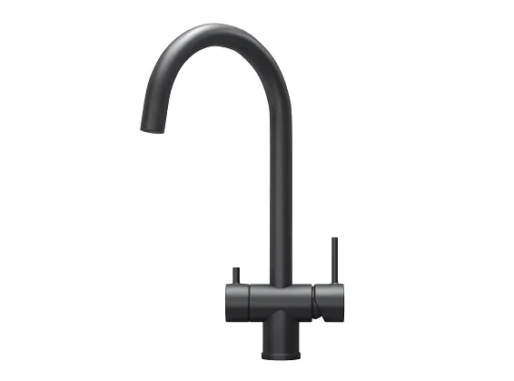 Смеситель GRANULA KS-7104 графит/матовый