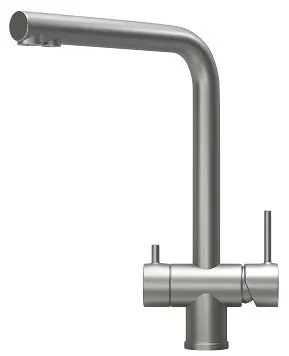 Смеситель GRANULA KS-7011 сталь/матовая