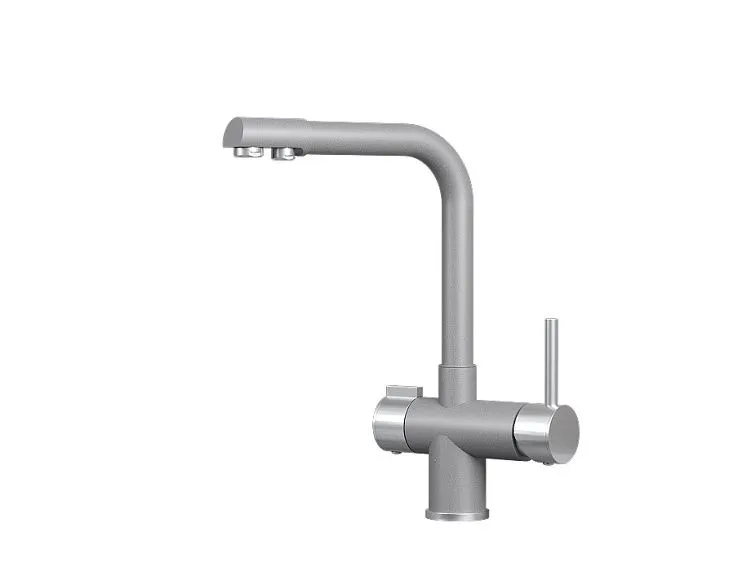 Смеситель GRANULA 5008 алюминиум