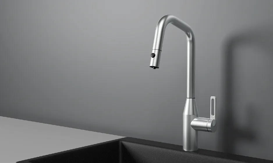 Смеситель GRANULA GR-8171 нержавеющая сталь