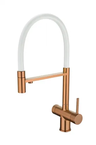 Смеситель EMAR ЕС-7024WHT PVD Coppery