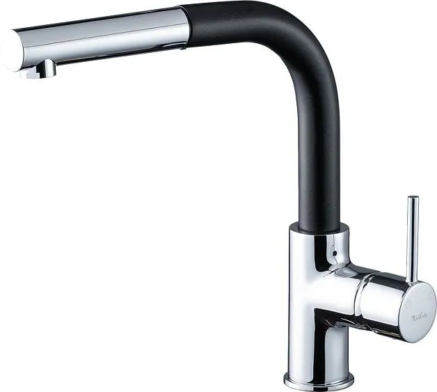 Смеситель RIVELATO Ledro antracite cromo