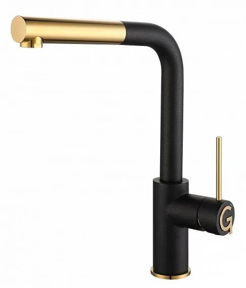 Смеситель RIVELATO Albano antracite oro