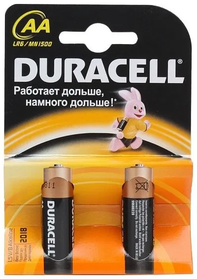 Батарейка DURACELL Basic LR6-2BL