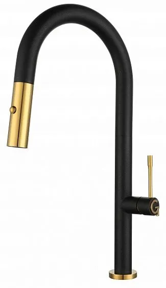 Смеситель RIVELATO Asti antracite oro