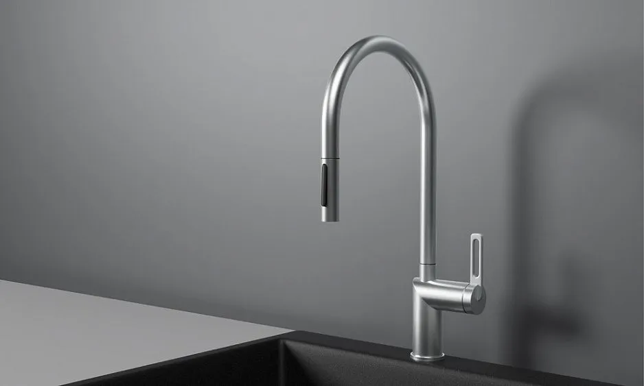 Смеситель GRANULA GR-8172 нержавеющая сталь