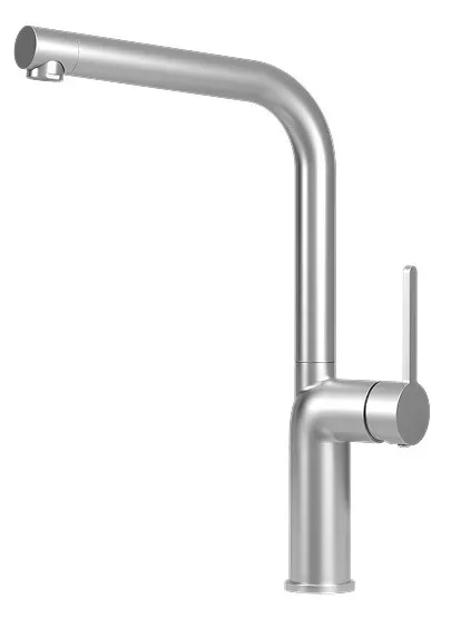 Смеситель GRANULA 9502 нержавеющая сталь