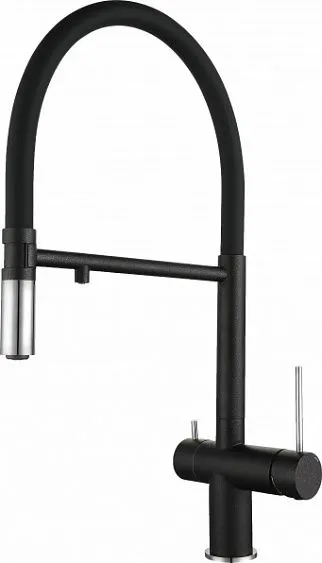 Смеситель RIVELATO Adria antracite cromo