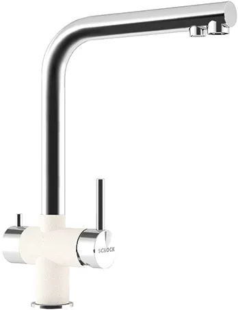 Смеситель SCHOCK Vitus Cristalite сталь/альпина