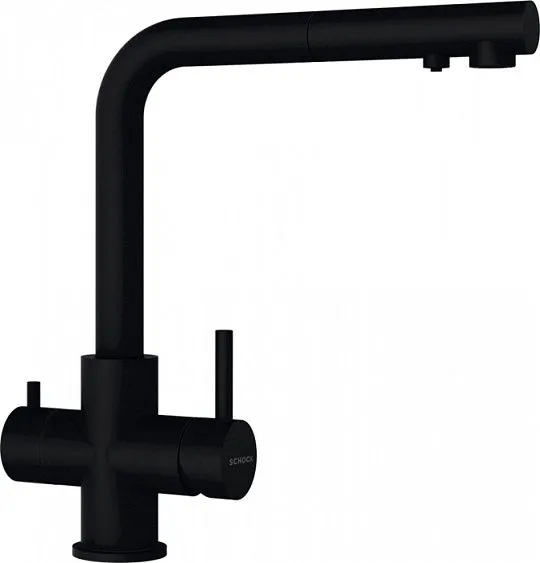 Смеситель SCHOCK Vitus-D Black Edition черный матовый