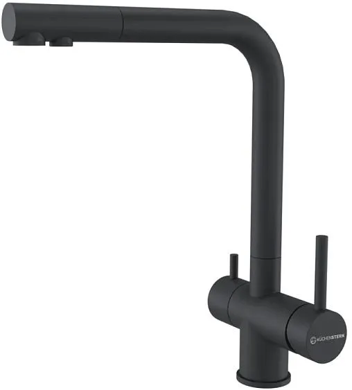 Смеситель KUCHENSTERN FOKUS-F черный