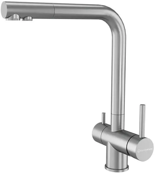 Смеситель KUCHENSTERN FOKUS-FS нержавеющая сталь
