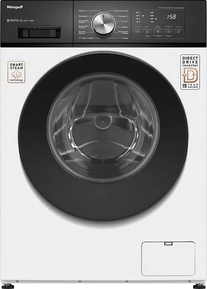 Стиральная машина WEISSGAUFF WM 45127 Direct Drive Inverter Steam