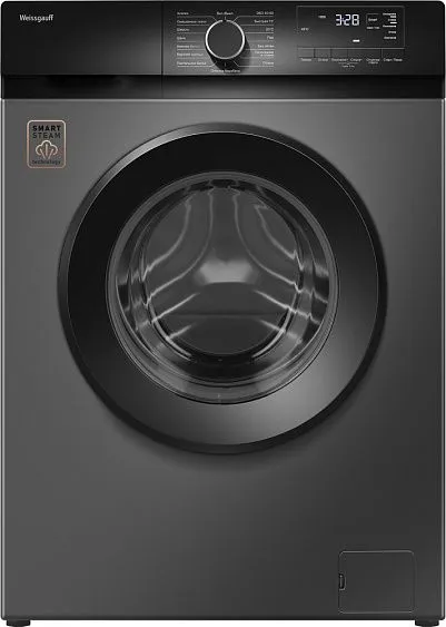 Стиральная машина WEISSGAUFF WM 45106 Steam Grey