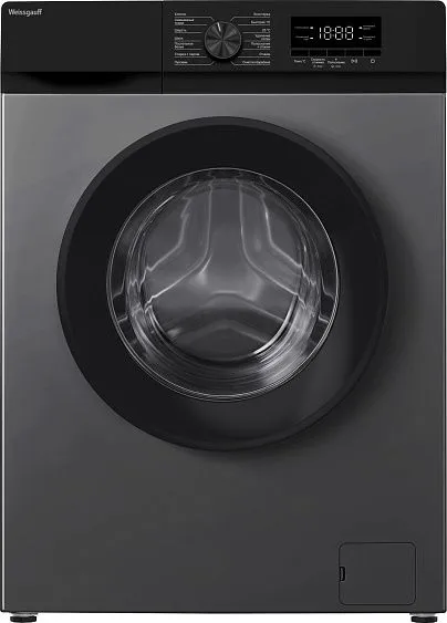 Стиральная машина WEISSGAUFF WM 39106 Inverter Steam Grey