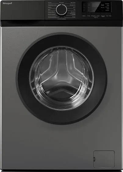 Стиральная машина WEISSGAUFF WM 45127 DC Inverter Steam Grey