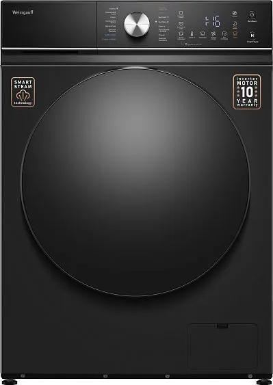 Стиральная машина WEISSGAUFF WMD 61211 D Inverter Steam Matt Black