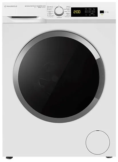 Стиральная машина MAUNFELD MFWM127WH100 ST INVERTER SLIM