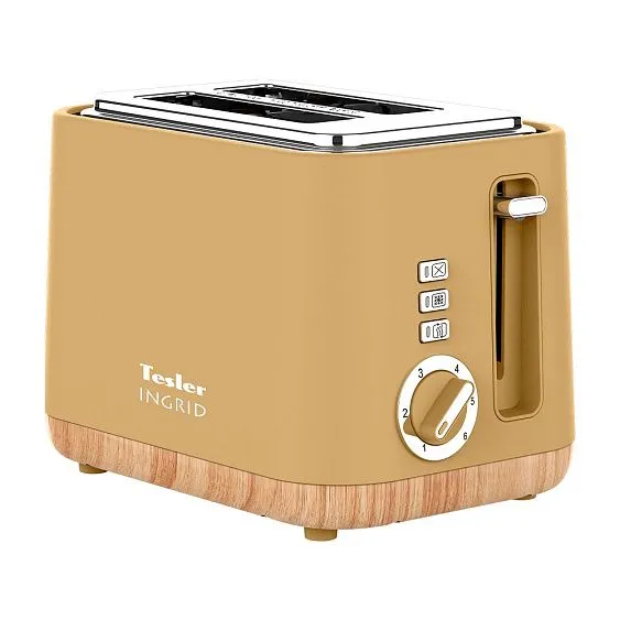 Тостер TESLER TT-244 OCHRE YELLOW