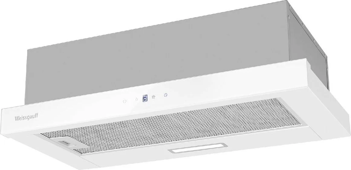 Вытяжка WEISSGAUFF TEL 600 2M Touch White Glass