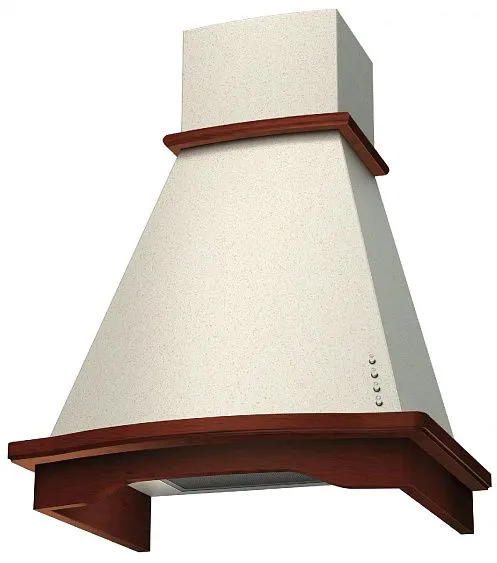 Вытяжка KRONASTEEL gretta 600 золотой структурный c push button